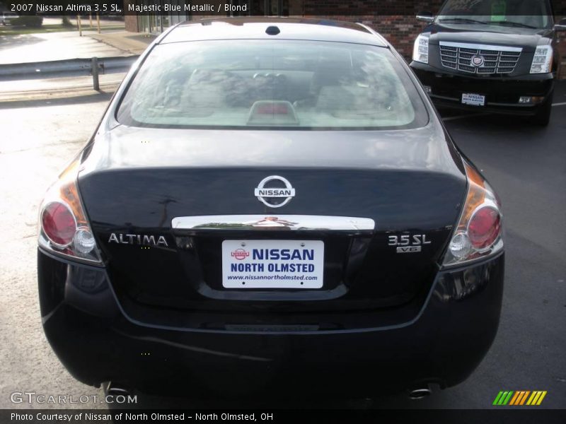 Majestic Blue Metallic / Blond 2007 Nissan Altima 3.5 SL