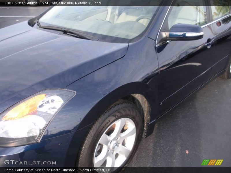 Majestic Blue Metallic / Blond 2007 Nissan Altima 3.5 SL