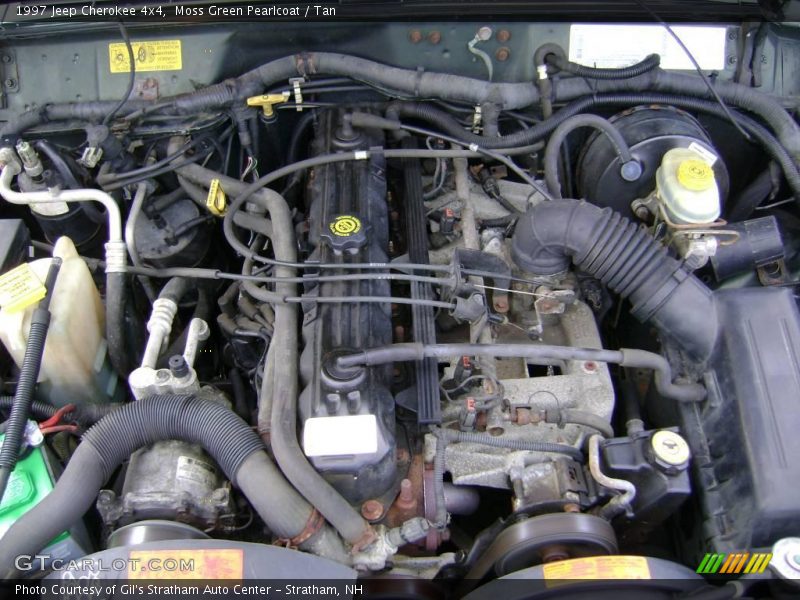 Moss Green Pearlcoat / Tan 1997 Jeep Cherokee 4x4