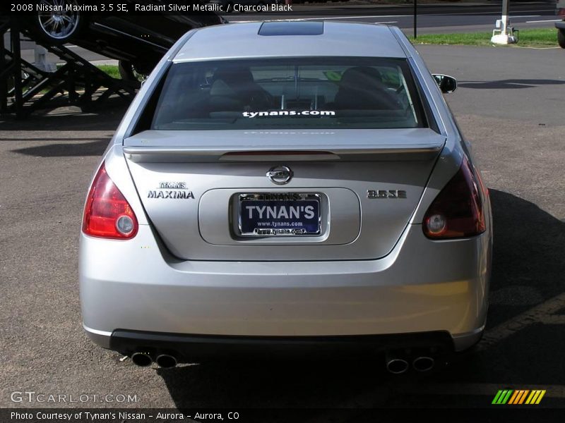 Radiant Silver Metallic / Charcoal Black 2008 Nissan Maxima 3.5 SE