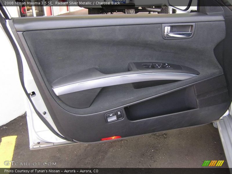 Radiant Silver Metallic / Charcoal Black 2008 Nissan Maxima 3.5 SE