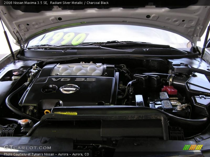 Radiant Silver Metallic / Charcoal Black 2008 Nissan Maxima 3.5 SE