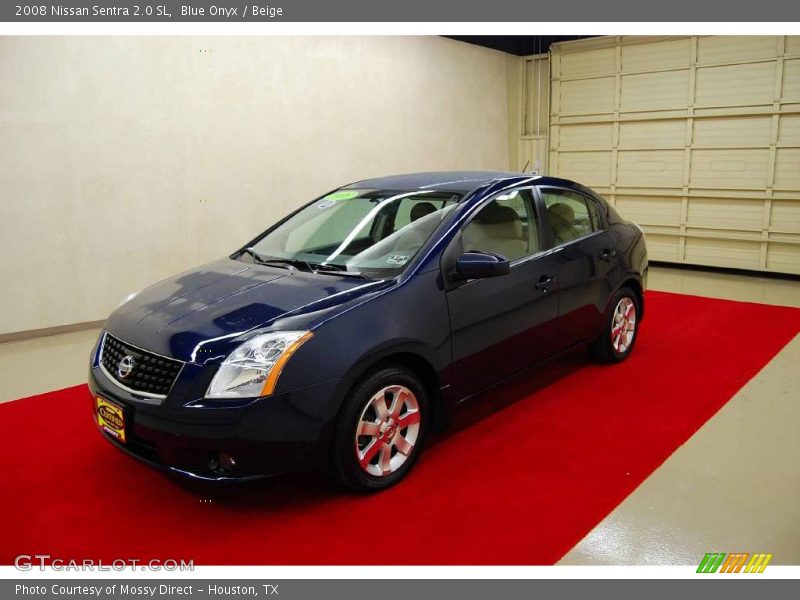 Blue Onyx / Beige 2008 Nissan Sentra 2.0 SL