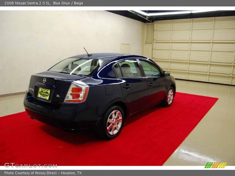 Blue Onyx / Beige 2008 Nissan Sentra 2.0 SL