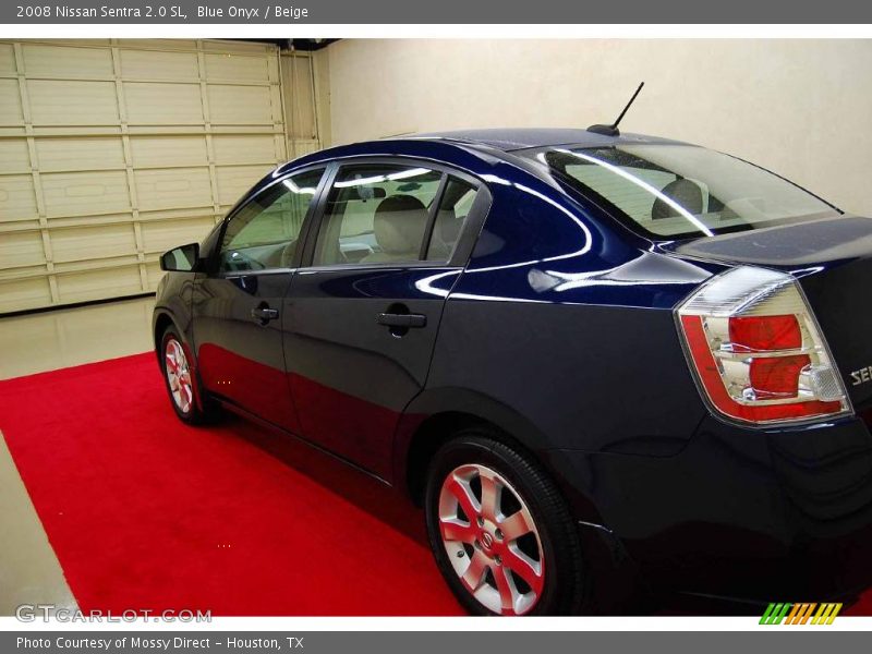 Blue Onyx / Beige 2008 Nissan Sentra 2.0 SL