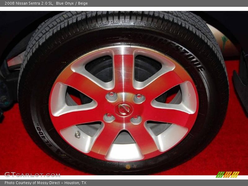 Blue Onyx / Beige 2008 Nissan Sentra 2.0 SL