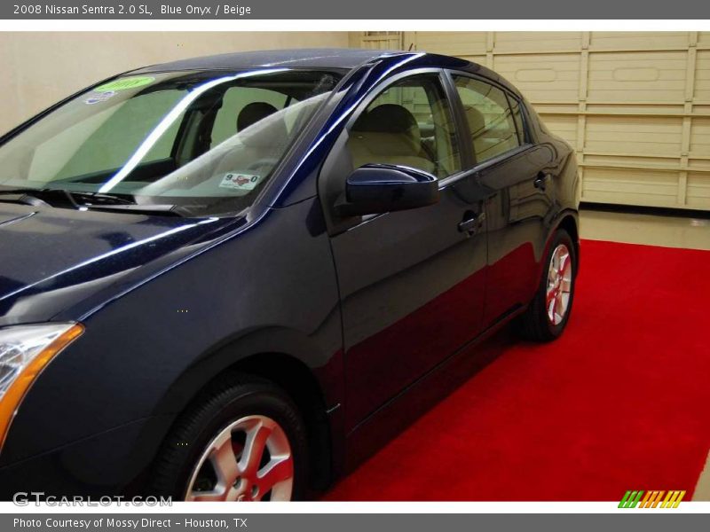Blue Onyx / Beige 2008 Nissan Sentra 2.0 SL