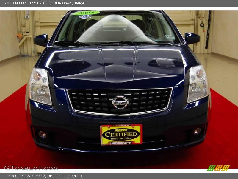 Blue Onyx / Beige 2008 Nissan Sentra 2.0 SL