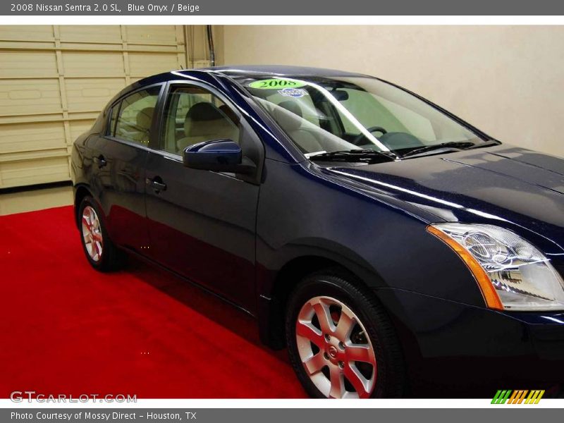 Blue Onyx / Beige 2008 Nissan Sentra 2.0 SL