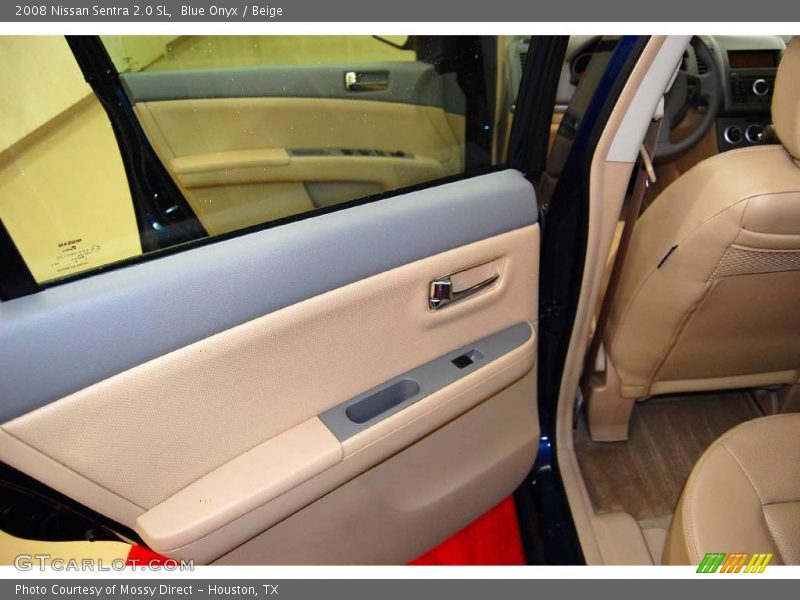 Blue Onyx / Beige 2008 Nissan Sentra 2.0 SL