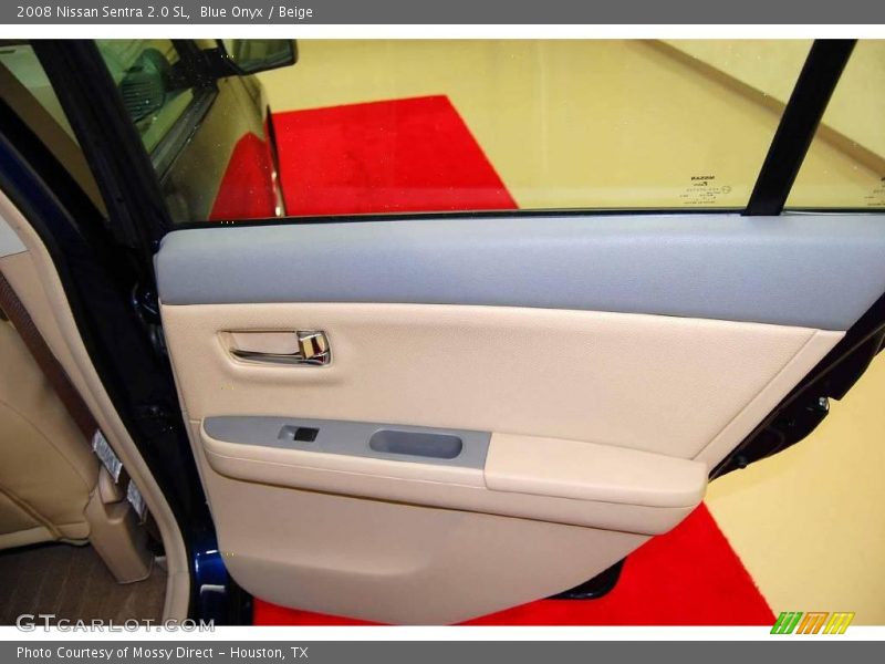 Blue Onyx / Beige 2008 Nissan Sentra 2.0 SL