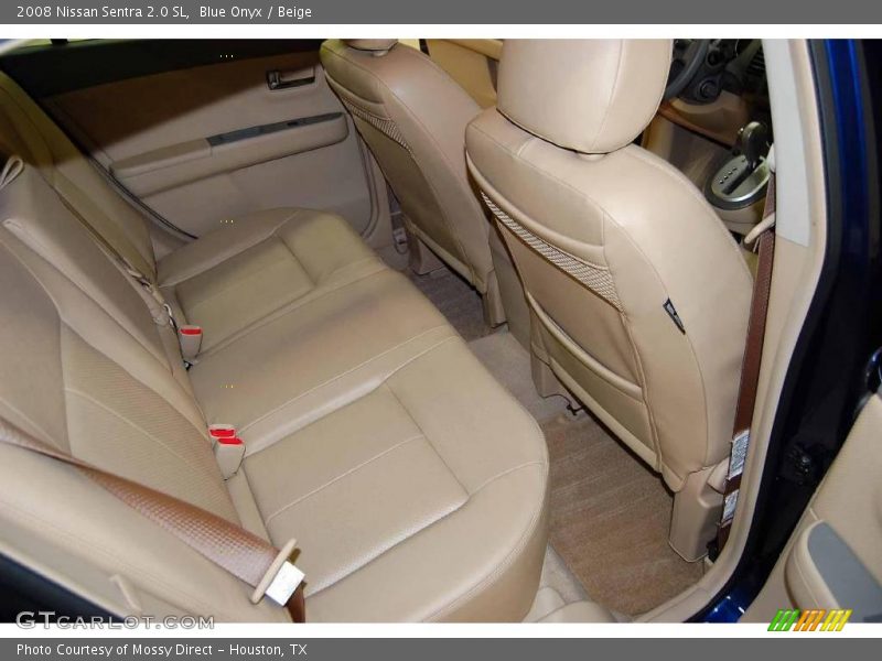 Blue Onyx / Beige 2008 Nissan Sentra 2.0 SL