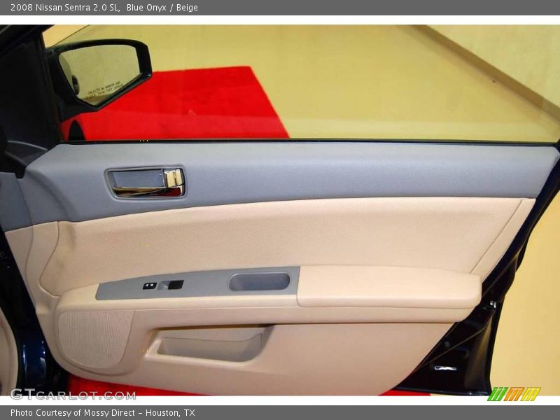 Blue Onyx / Beige 2008 Nissan Sentra 2.0 SL