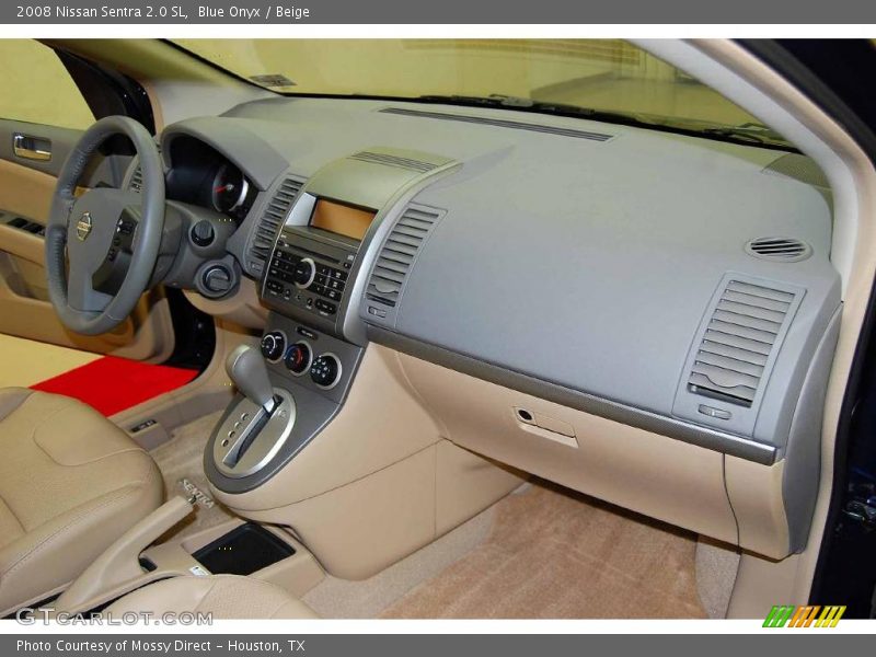 Blue Onyx / Beige 2008 Nissan Sentra 2.0 SL