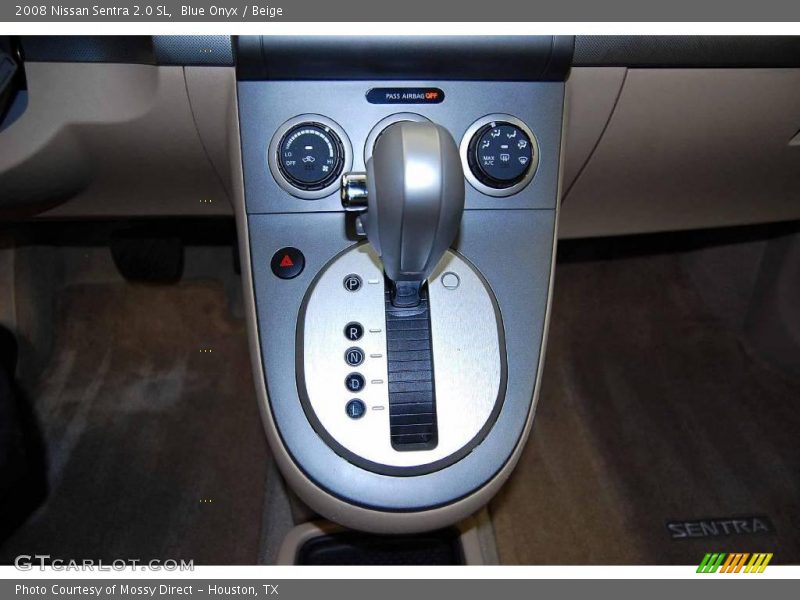 Blue Onyx / Beige 2008 Nissan Sentra 2.0 SL