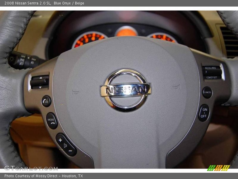 Blue Onyx / Beige 2008 Nissan Sentra 2.0 SL