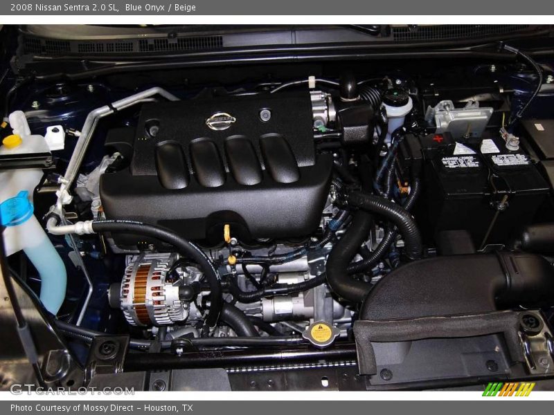 Blue Onyx / Beige 2008 Nissan Sentra 2.0 SL