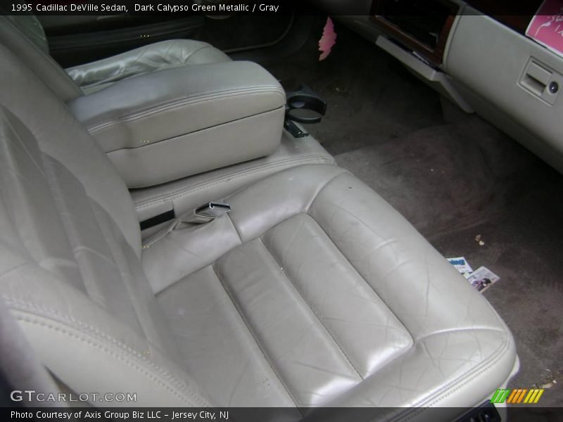 Dark Calypso Green Metallic / Gray 1995 Cadillac DeVille Sedan
