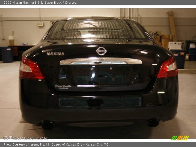 Super Black / Charcoal 2009 Nissan Maxima 3.5 S