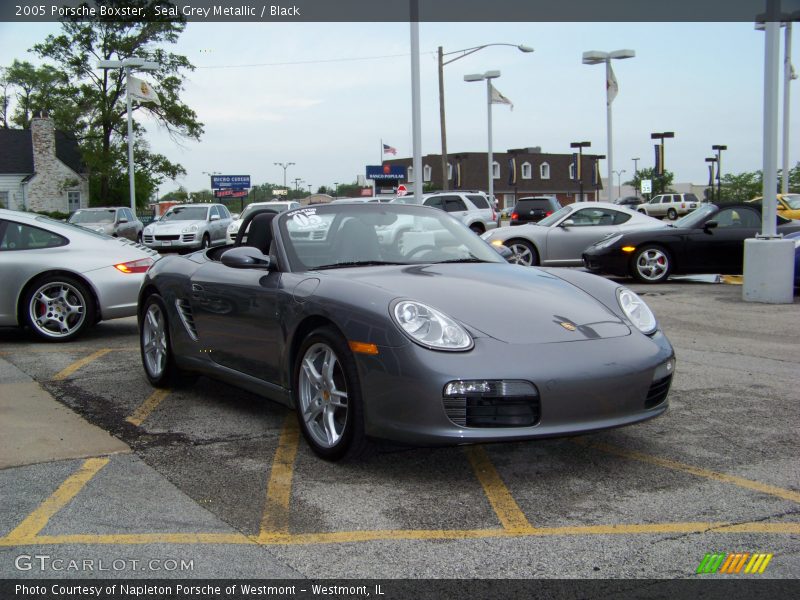 Seal Grey Metallic / Black 2005 Porsche Boxster