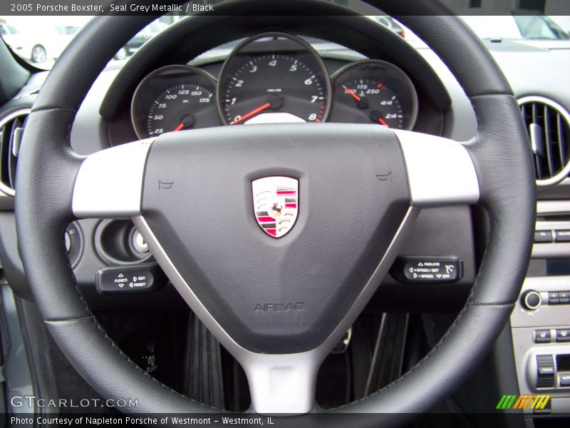 Seal Grey Metallic / Black 2005 Porsche Boxster