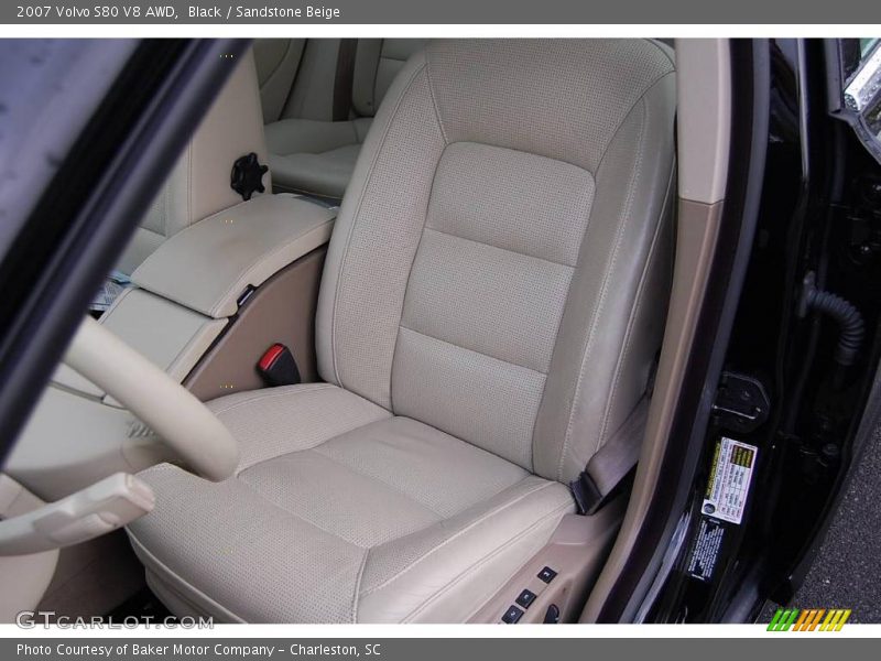 Black / Sandstone Beige 2007 Volvo S80 V8 AWD