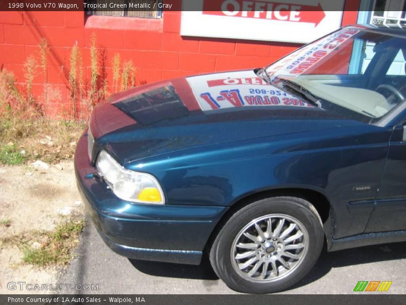 Tropical Green Metallic / Gray 1998 Volvo V70 Wagon