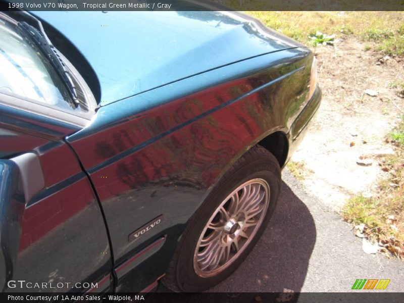Tropical Green Metallic / Gray 1998 Volvo V70 Wagon