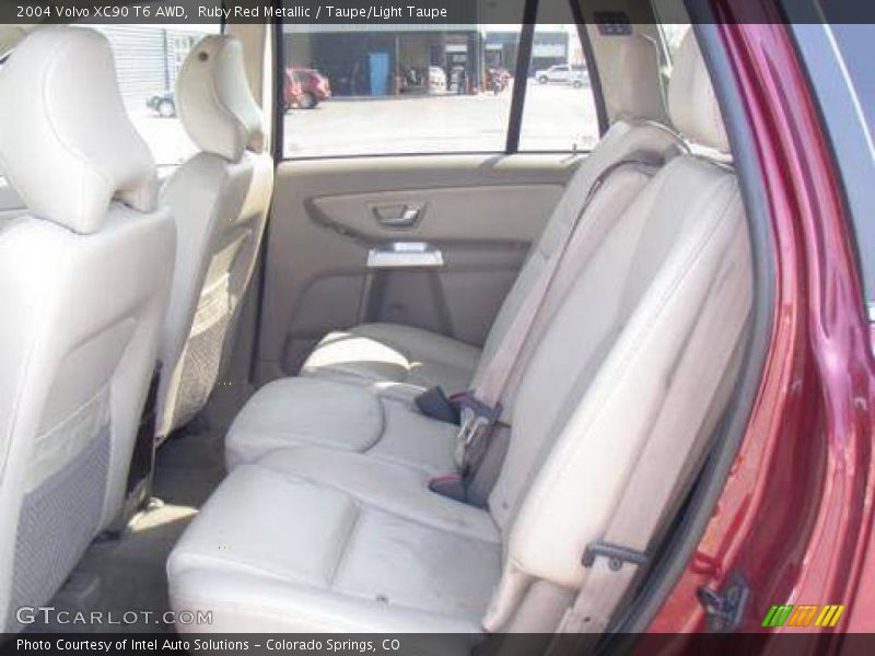 Ruby Red Metallic / Taupe/Light Taupe 2004 Volvo XC90 T6 AWD