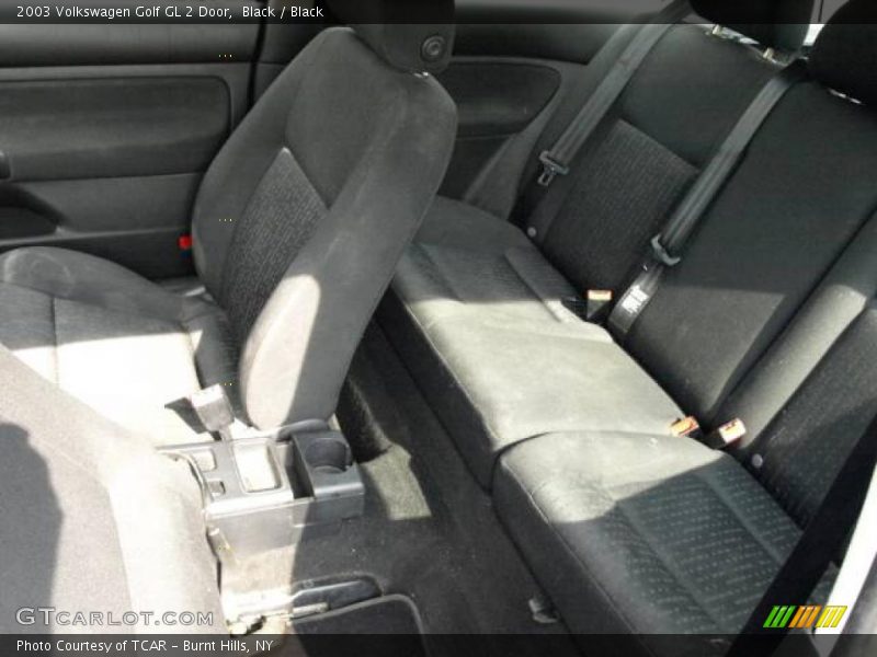 Black / Black 2003 Volkswagen Golf GL 2 Door