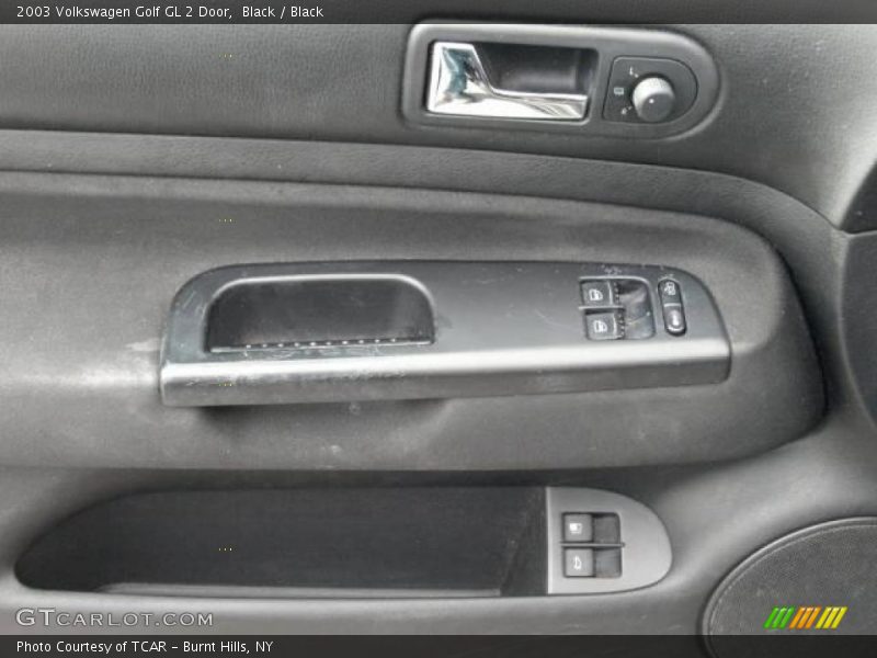 Black / Black 2003 Volkswagen Golf GL 2 Door
