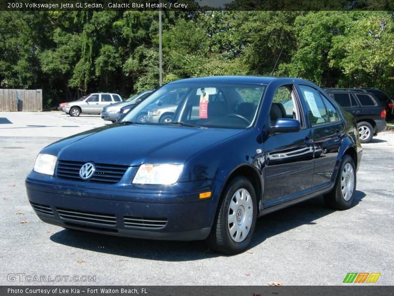 Galactic Blue Metallic / Grey 2003 Volkswagen Jetta GL Sedan