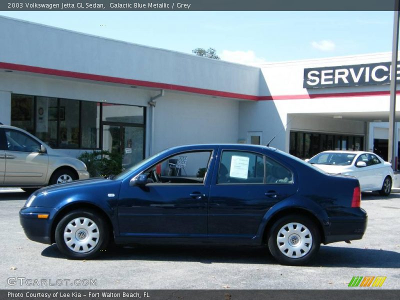 Galactic Blue Metallic / Grey 2003 Volkswagen Jetta GL Sedan