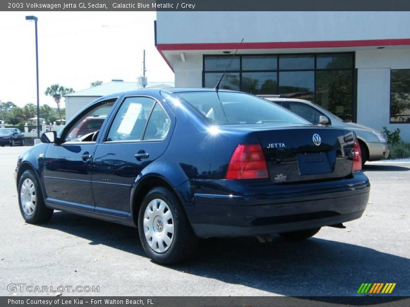 Galactic Blue Metallic / Grey 2003 Volkswagen Jetta GL Sedan