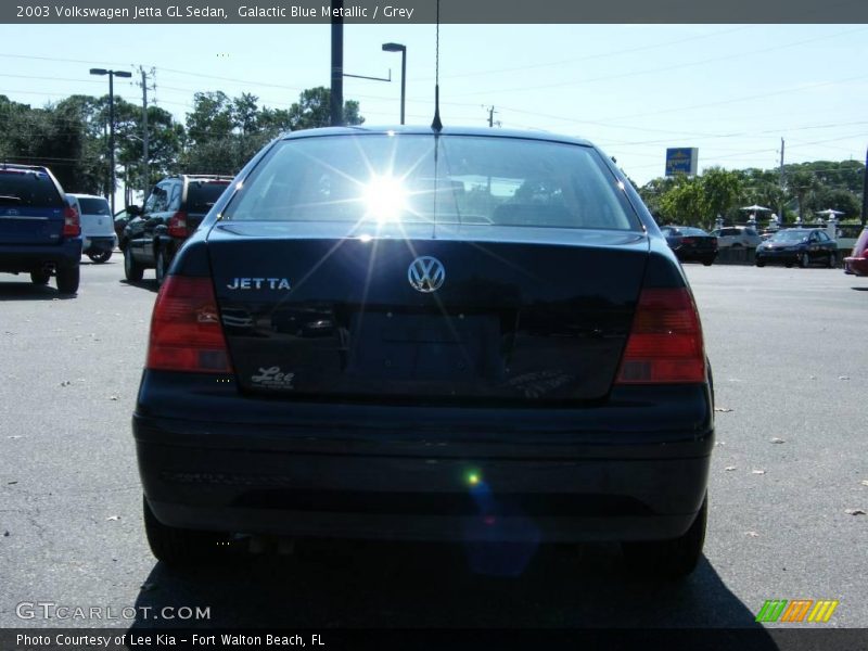 Galactic Blue Metallic / Grey 2003 Volkswagen Jetta GL Sedan