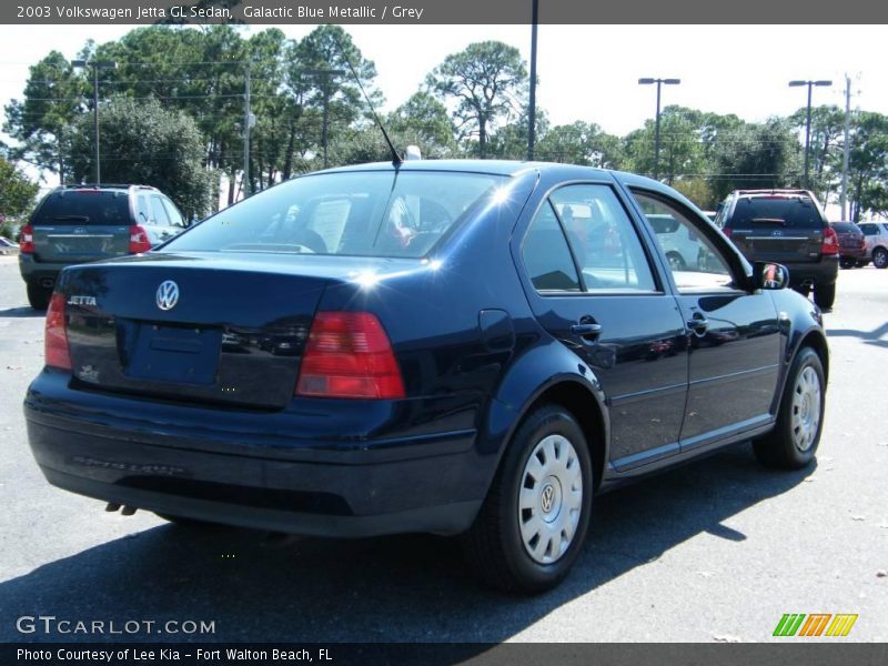 Galactic Blue Metallic / Grey 2003 Volkswagen Jetta GL Sedan
