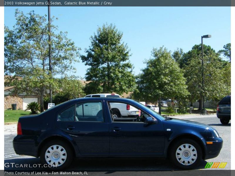 Galactic Blue Metallic / Grey 2003 Volkswagen Jetta GL Sedan