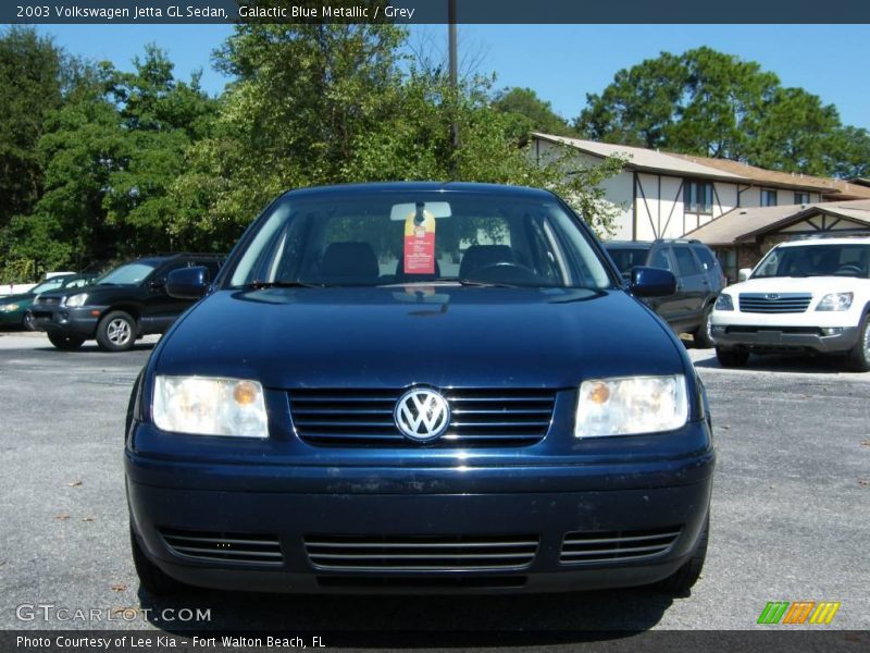 Galactic Blue Metallic / Grey 2003 Volkswagen Jetta GL Sedan