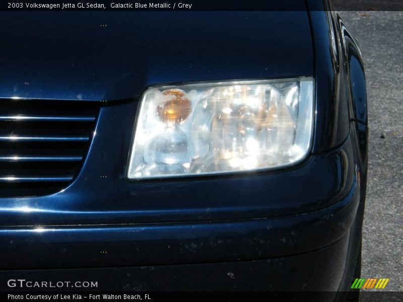 Galactic Blue Metallic / Grey 2003 Volkswagen Jetta GL Sedan