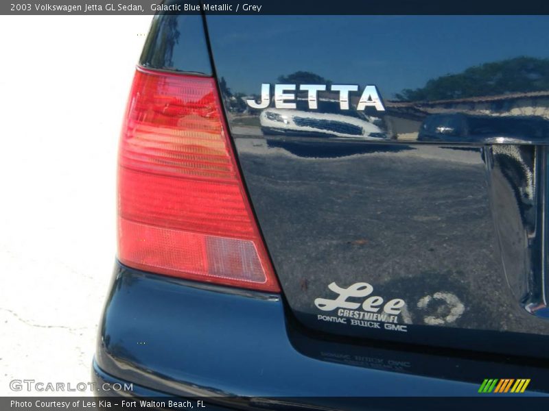Galactic Blue Metallic / Grey 2003 Volkswagen Jetta GL Sedan