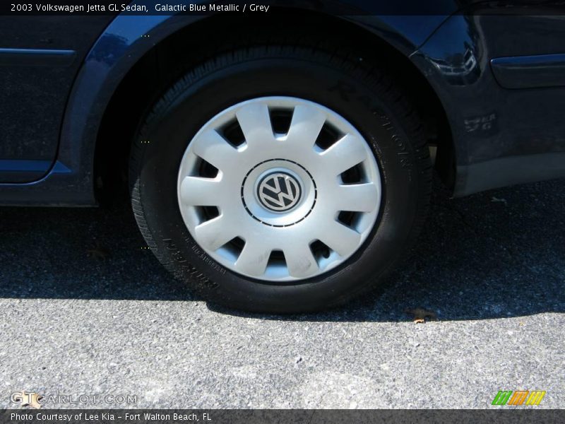Galactic Blue Metallic / Grey 2003 Volkswagen Jetta GL Sedan