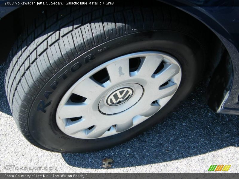 Galactic Blue Metallic / Grey 2003 Volkswagen Jetta GL Sedan