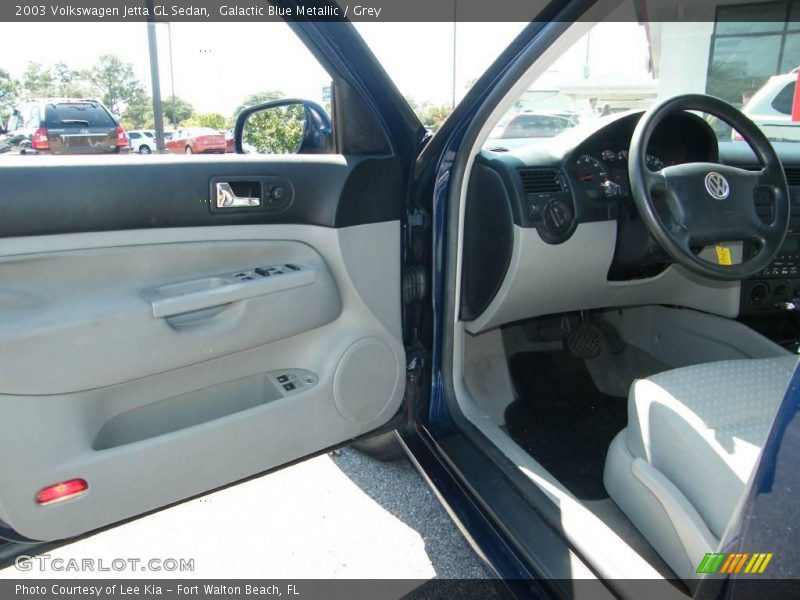 Galactic Blue Metallic / Grey 2003 Volkswagen Jetta GL Sedan