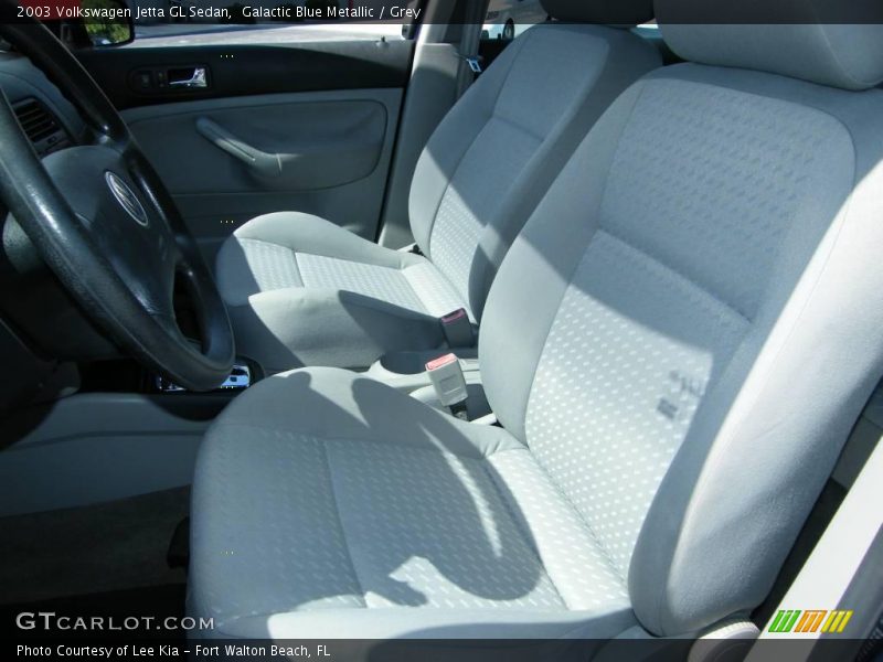 Galactic Blue Metallic / Grey 2003 Volkswagen Jetta GL Sedan