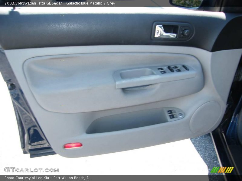 Galactic Blue Metallic / Grey 2003 Volkswagen Jetta GL Sedan