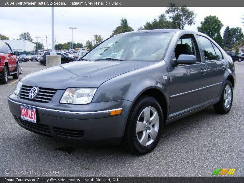 Platinum Grey Metallic / Black 2004 Volkswagen Jetta GLS Sedan
