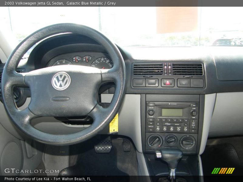 Galactic Blue Metallic / Grey 2003 Volkswagen Jetta GL Sedan