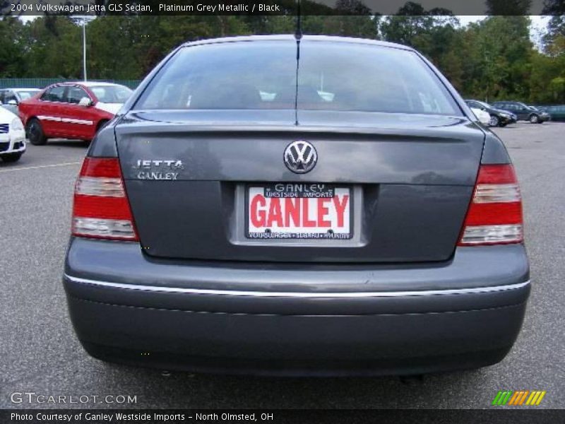 Platinum Grey Metallic / Black 2004 Volkswagen Jetta GLS Sedan