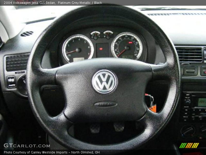 Platinum Grey Metallic / Black 2004 Volkswagen Jetta GLS Sedan