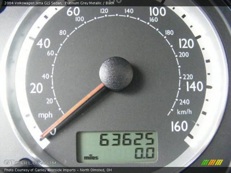 Platinum Grey Metallic / Black 2004 Volkswagen Jetta GLS Sedan